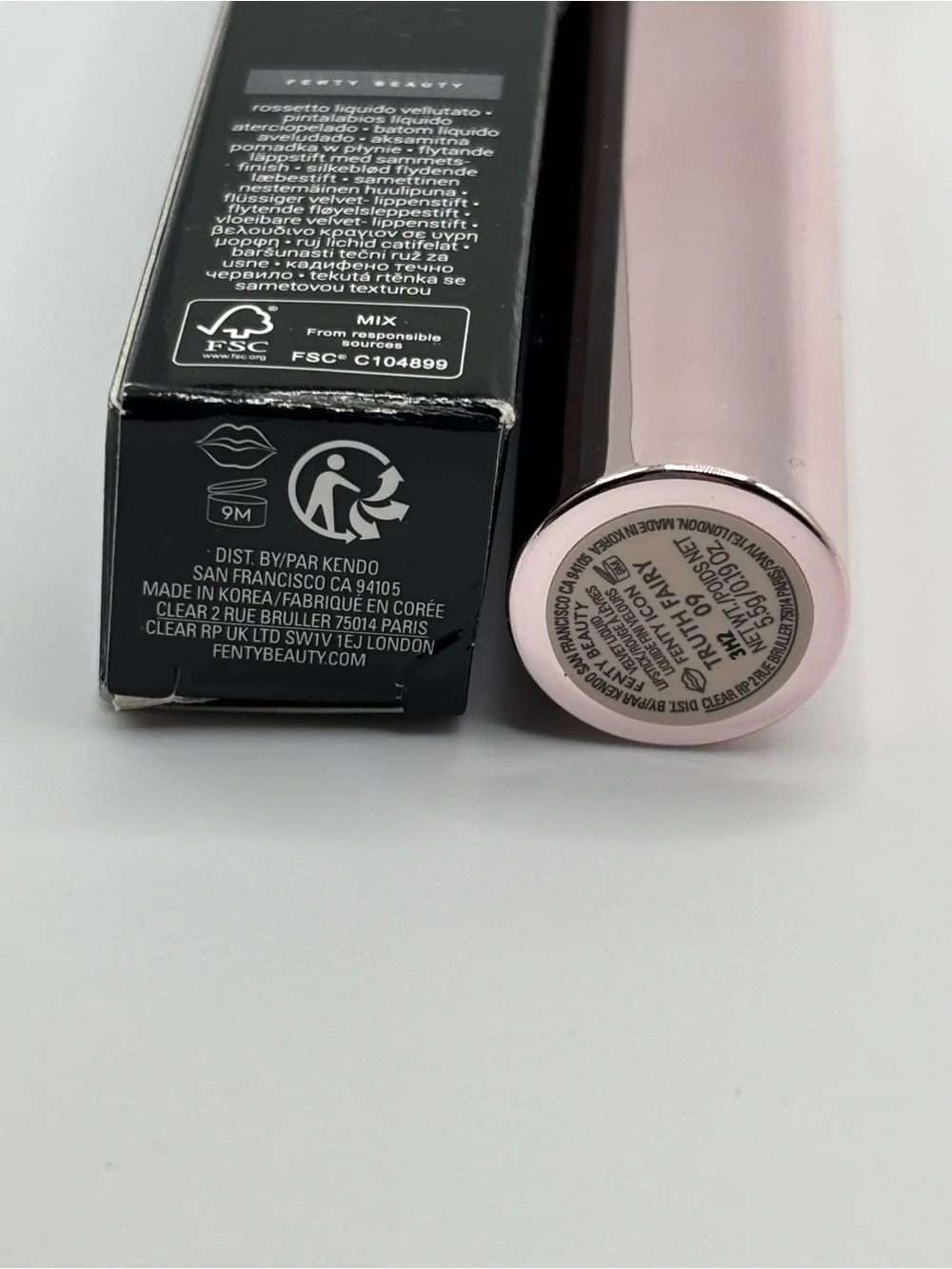 Fenty Beauty Fenty Icon Velvet Liquid Lipstick Truth Fairy 09 Full Size